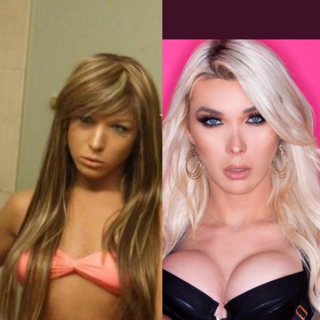 Aubrey Kate transformacion 10años